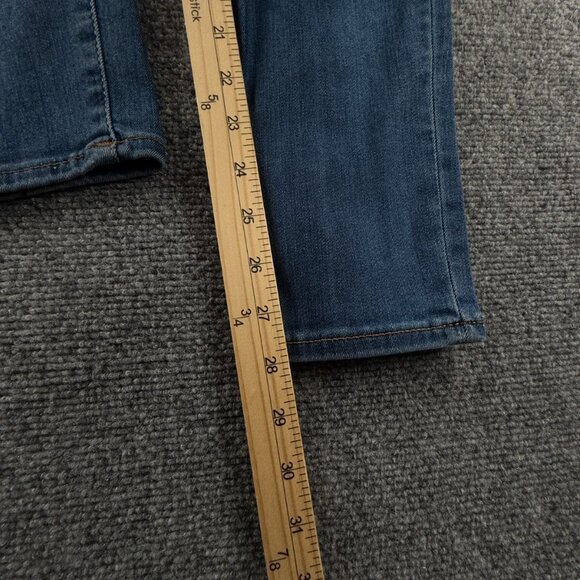 True Religion Women Size 31 Denim Jeans Stretch Blue USA Made Skinny Tapered - Picture 6 of 15